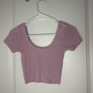 PacSun Light Purple Crop Top